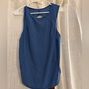 Lululemon Blue Keyhole Back Tank